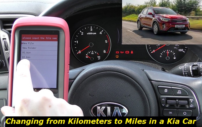 kilometers to miles in kia